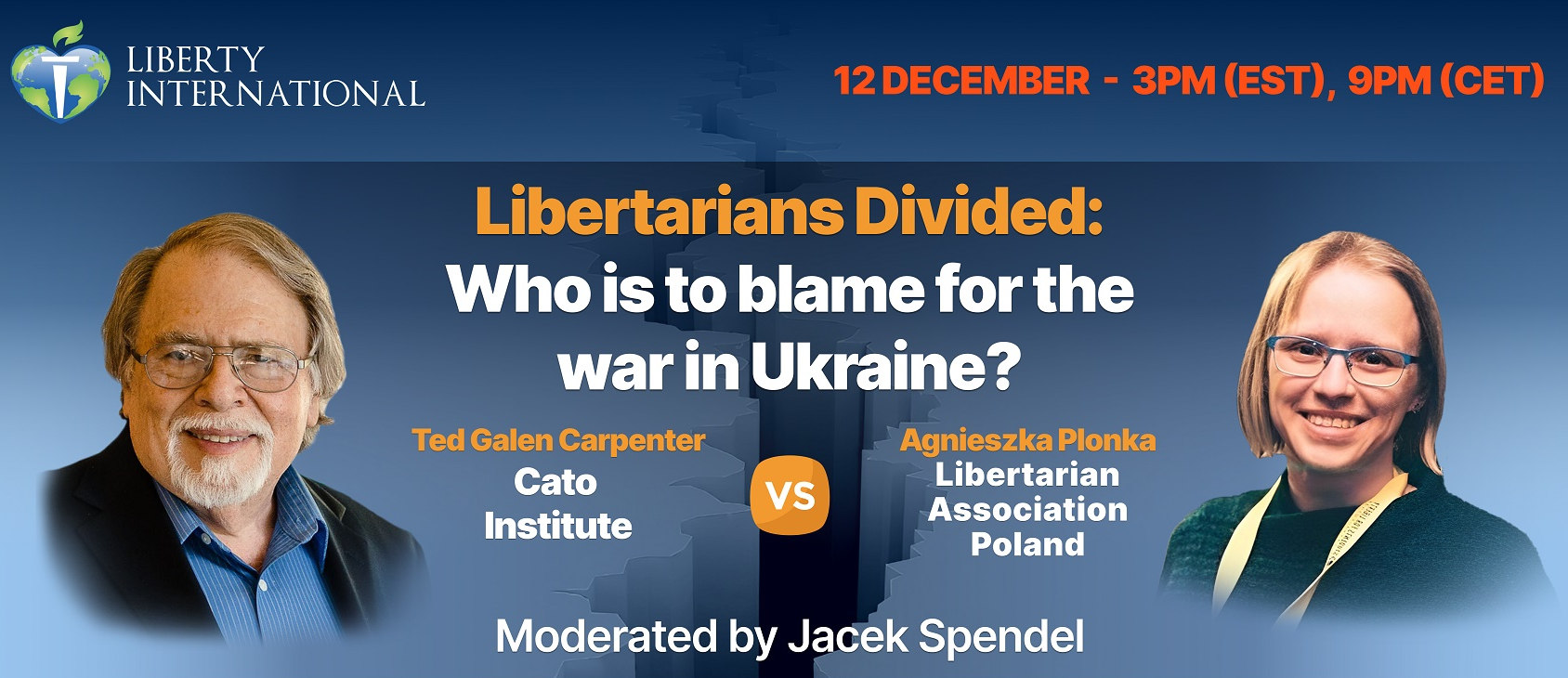 Kto jest odpowiedzialny za wojnę w Ukrainie? Debata na żywo już 12 grudnia!